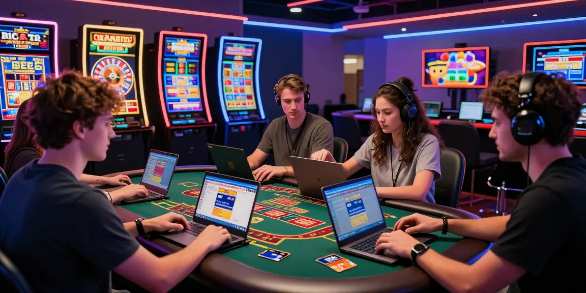 Exciting gameplay at credit card casinos at cullengolfclub.co.uk showcasing Visa and Mastercard use in vibrant gaming atmosphere.