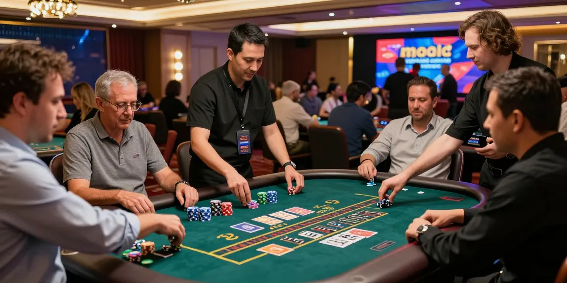 สมัครfun88 engaging baccarat gameplay with real dealers in a vibrant casino atmosphere.