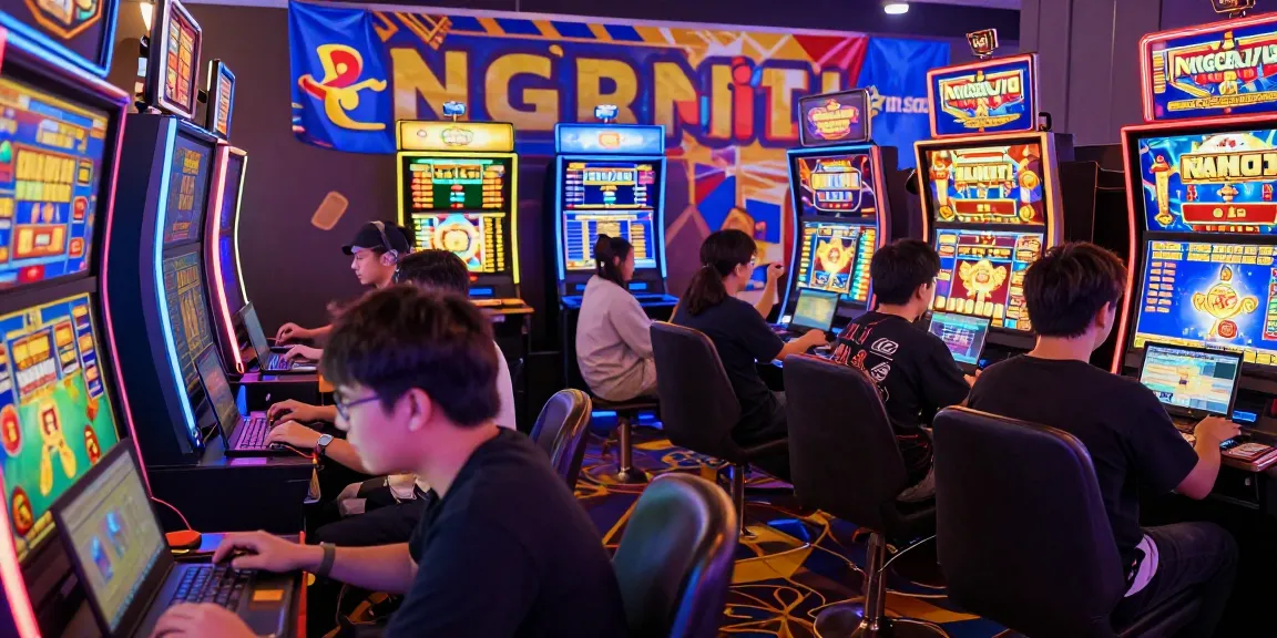 Engaged players enjoying online games on ngamenjitu platform with vibrant graphics and interactive displays.