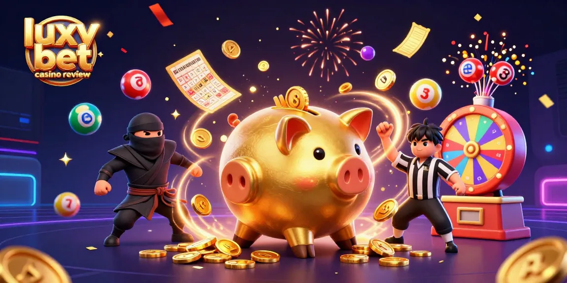 Experience the excitement of luxy bet casino review with vibrant characters and dynamic elements in action.