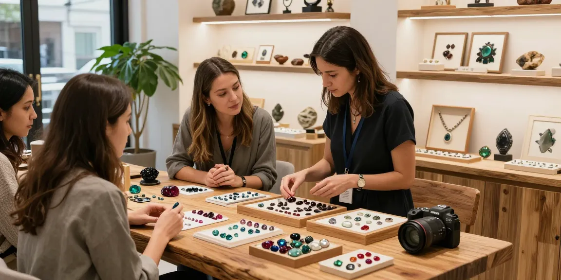 Explore quality gemstones at https://www.mygemspot.com with expert guidance in a charming retail setting.